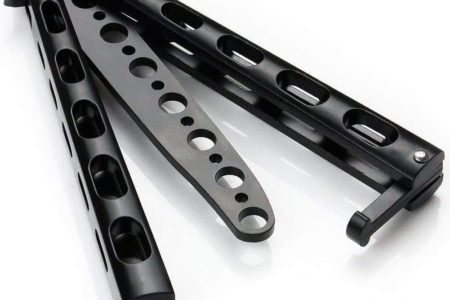 ROPPYAR Butterfly Knife Unsharpened Blade,