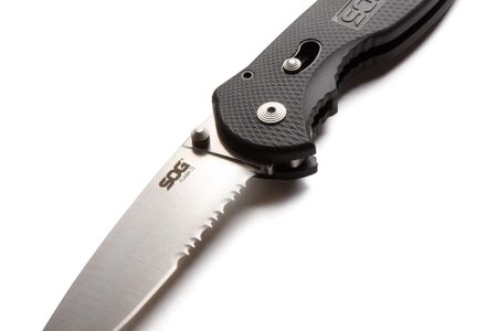 SOG FSA98-CP Flash II 8in Serrated Blade EDC Knife