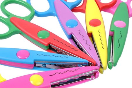 UCEC 6 Colorful Decorative Paper Edge Scissor Set