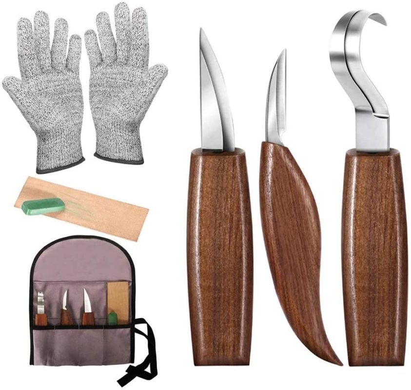 Wood Carving Tools, 7pcs Wood Carving Kit