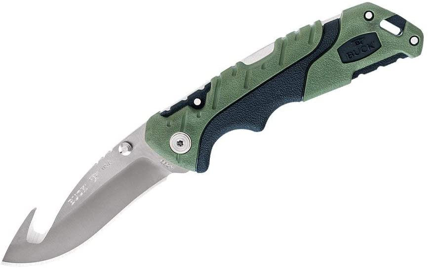 Buck Knives 660 Folding Pursuit Large Folding Hunting Knife with Guthook