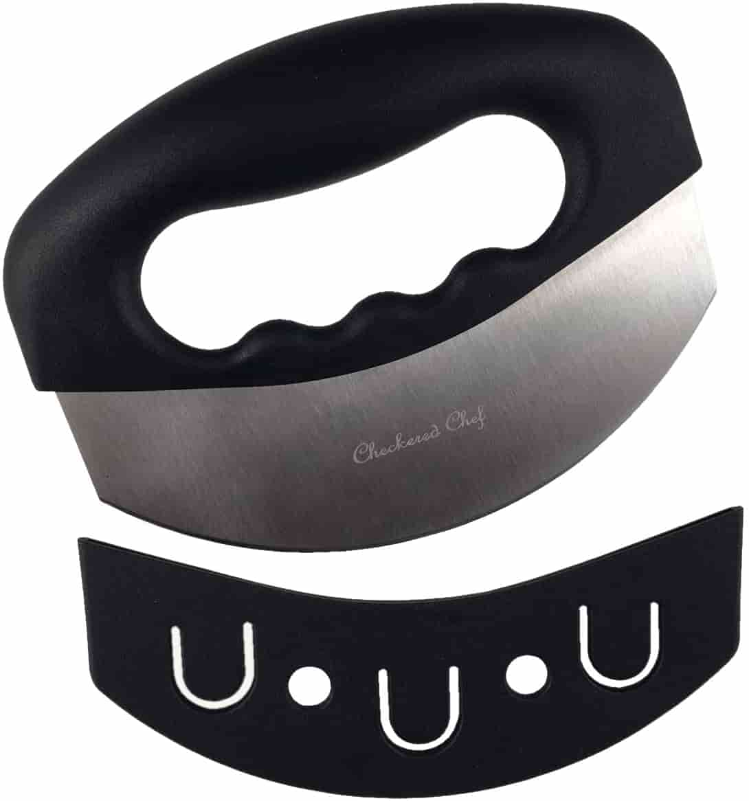 Checkered Chef Mezzaluna Chopper - Rocker Knife