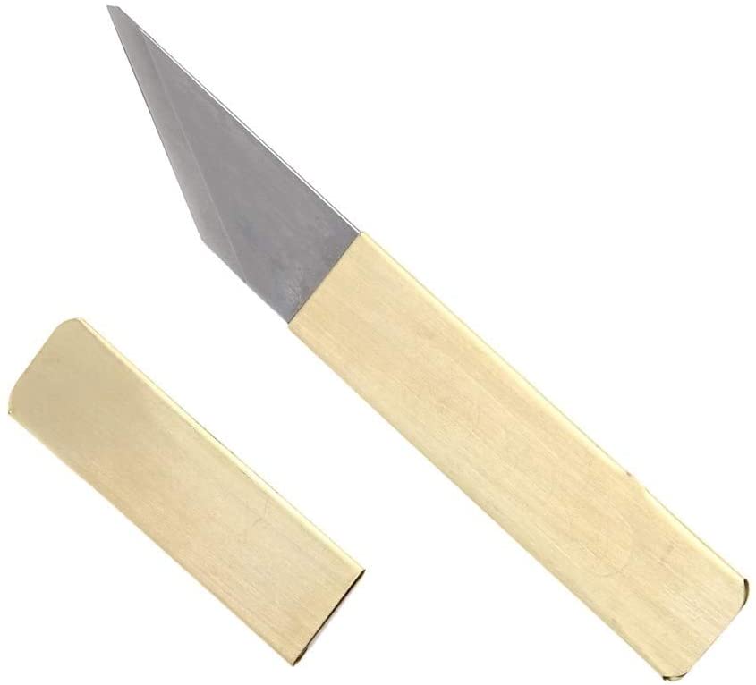 Japanese Brass Pocket Knife (Kiridashi)