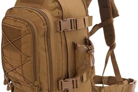 Outdoor 3 Day Expandable 40-64L Backpack Military