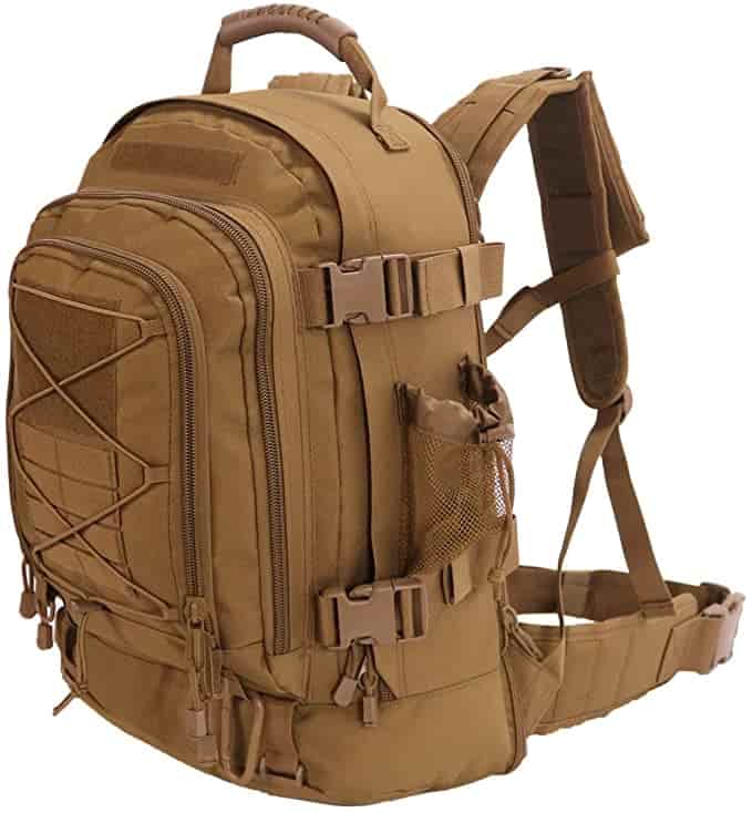 Outdoor 3 Day Expandable 40-64L Backpack Military