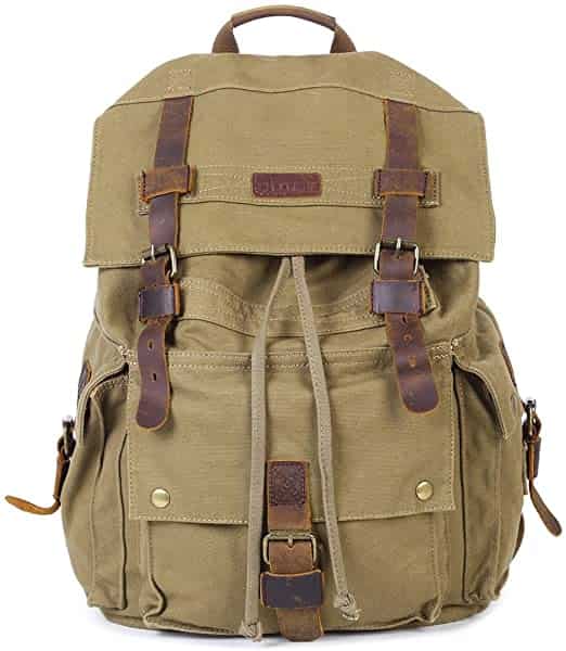 Paraffin Outdoor Canvas Backpack Hiking Camping