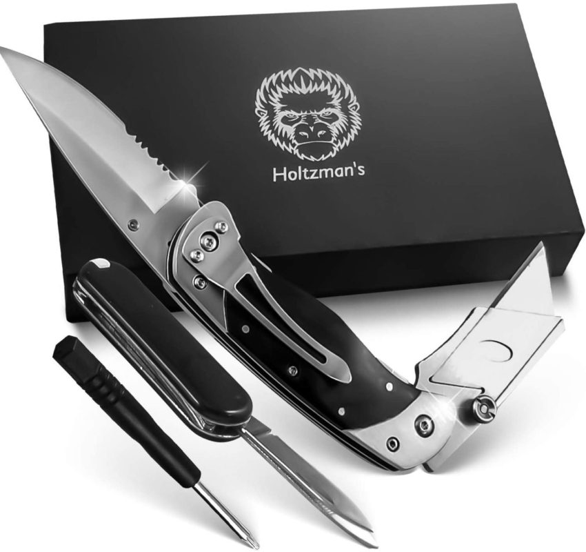Premium Utility Knife, Folding Pocket Knife Combo