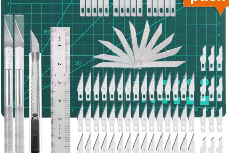 105 PCS Precision Carving Craft Hobby Knife Kit
