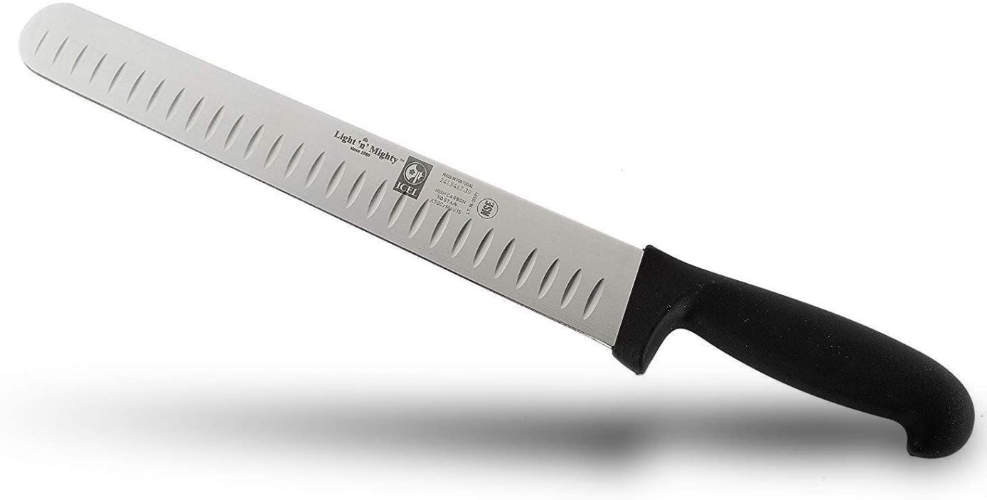 14-inch Blade Granton Edge, Turkey, Salmon, ham Slicer, Meat Slicing Knife