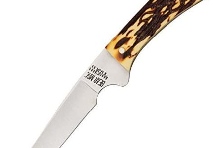Bear & Son 751 Stag Delrin Bird & Trout Knife