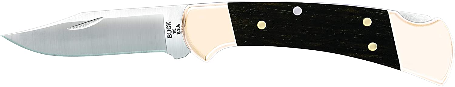 Buck Knives 112 Ranger Folding Knife with Leather Sheath