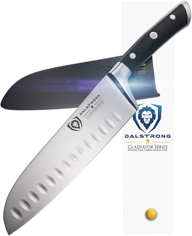 DALSTRONG Santoku Knife - Gladiator Series - German HC Steel – 7 Inches (180mm)