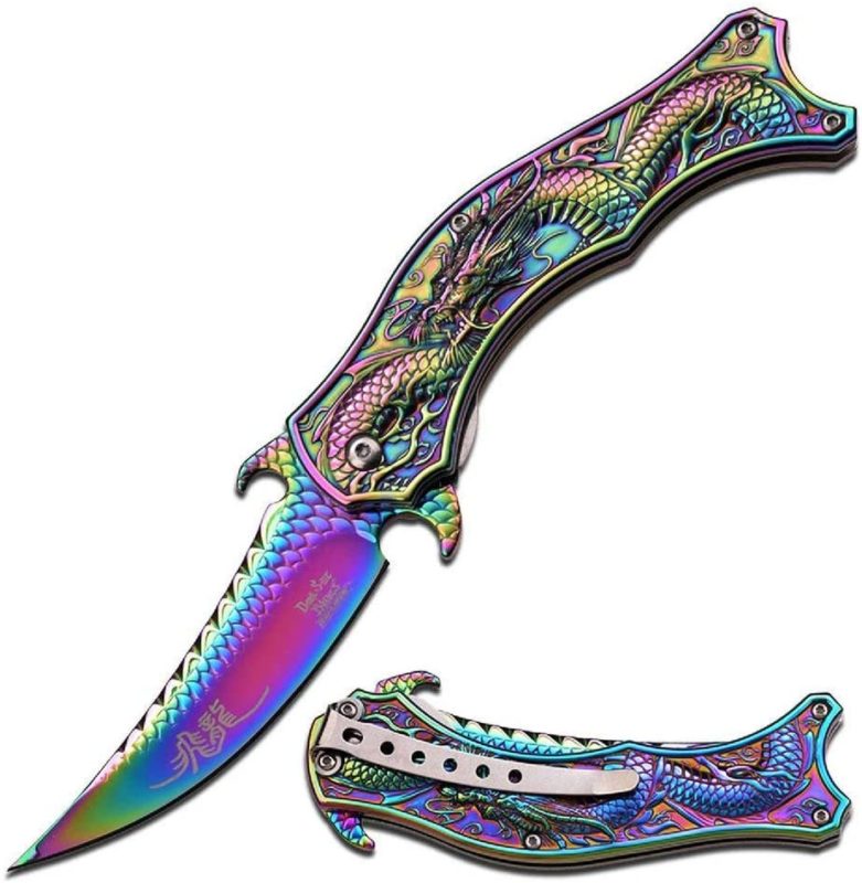 Dark Side Ballistics DS-A019 Series Spring Assist Folding Knife