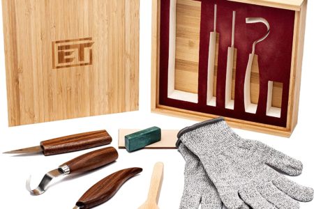 Elemental Tools 9pc Wood Carving Tools Set