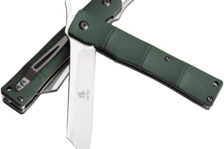 Japanese Razor Pocket Folding Knife with Pocket Clip