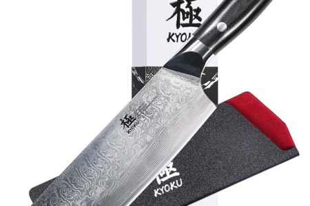 KYOKU Daimyo Series - Damascus Nakiri Knife