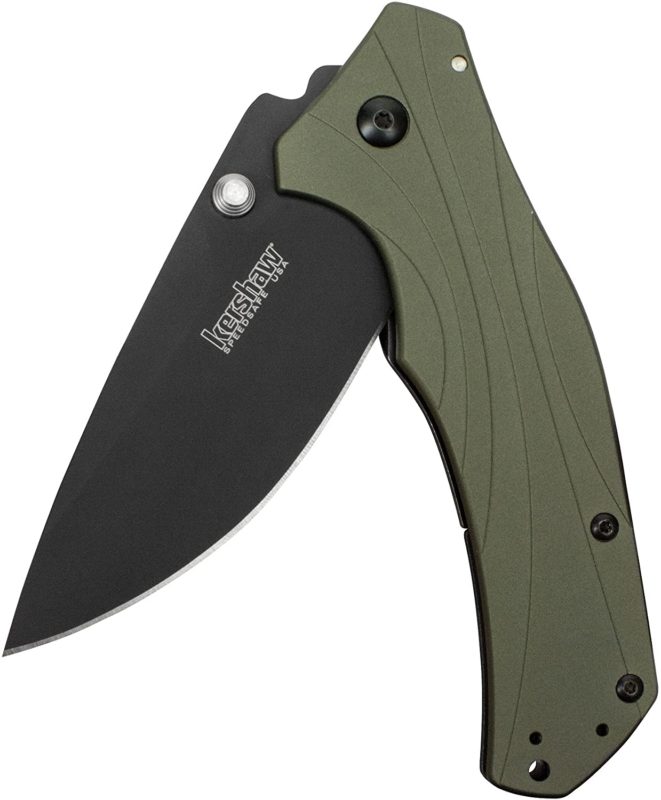 Kershaw Knockout Olive Black Pocket Knife