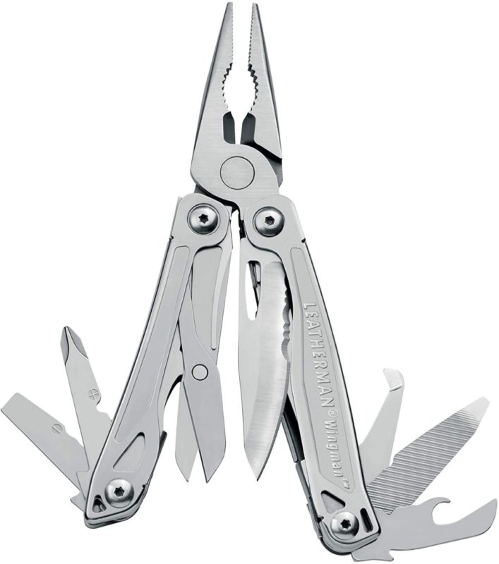 LEATHERMAN, Wingman Multitool with Spring-Action Pliers and Scissors