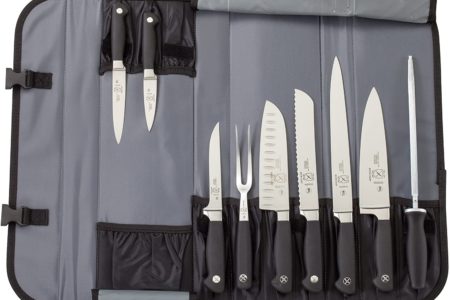 Mercer Culinary Genesis 10-Piece Forged Knife Set with Case