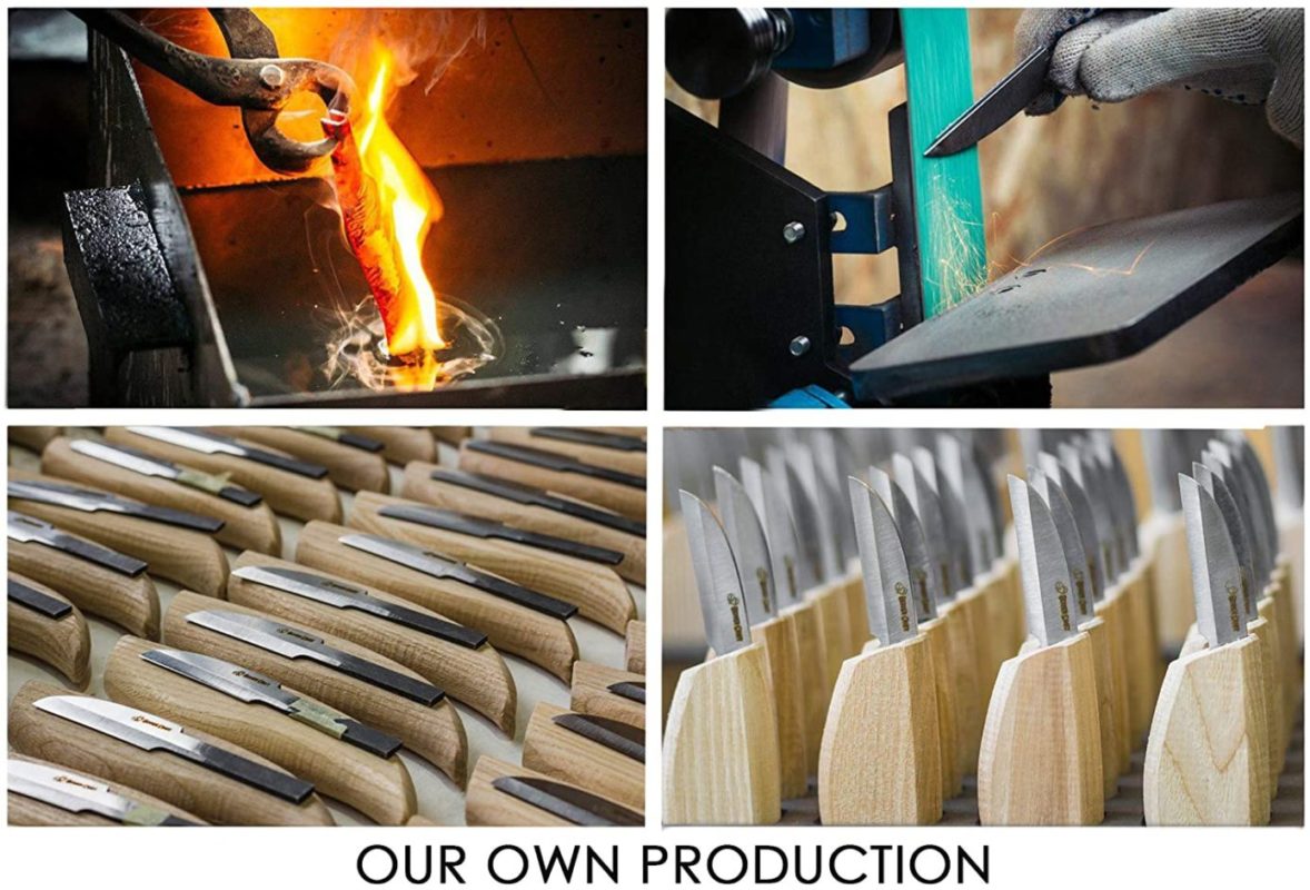 Quality the best knives for whittling.