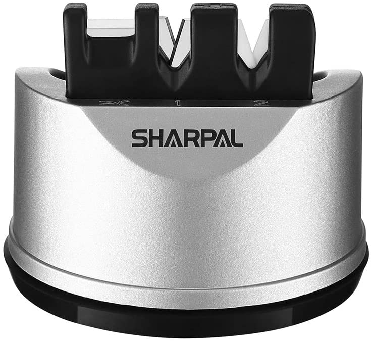 SHARPAL 191H Pocket Kitchen Chef Knife Scissors Sharpener for Straight
