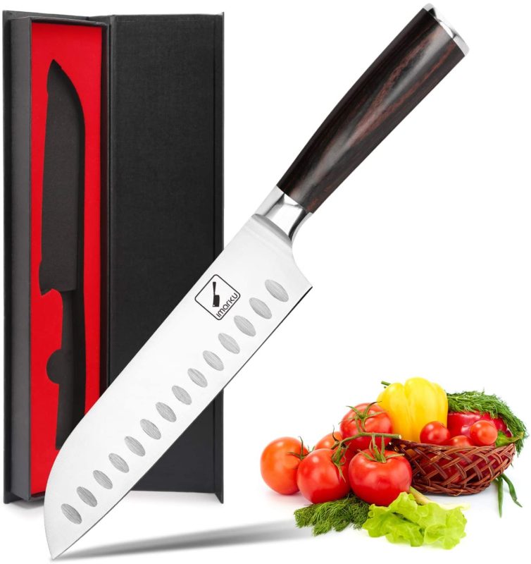 Santoku Knife - imarku 7 inch Kitchen Knife Ultra Sharp Asian Knife Japanese Chef Knife
