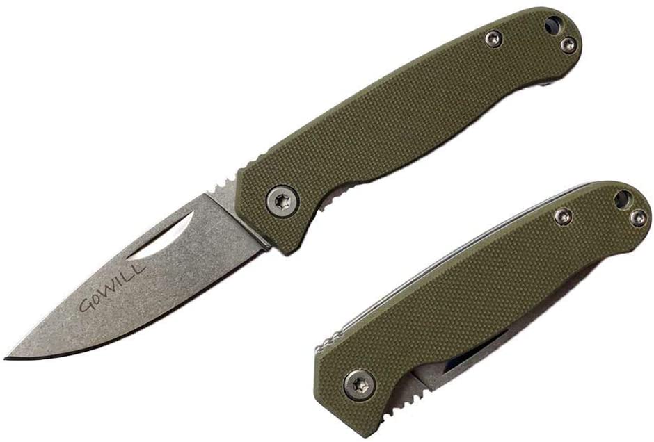 Small Keychain Thin Lightweight Pocket Knife for Kids,