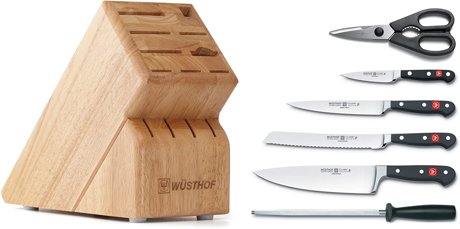 WÜSTHOF Classic Seven Piece Knife Block Set