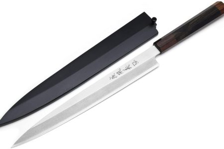 Yoshihiro Left-Handed Hongasumi VG Stainless Steel Yanagi Sushi Sashimi Japanese Knife