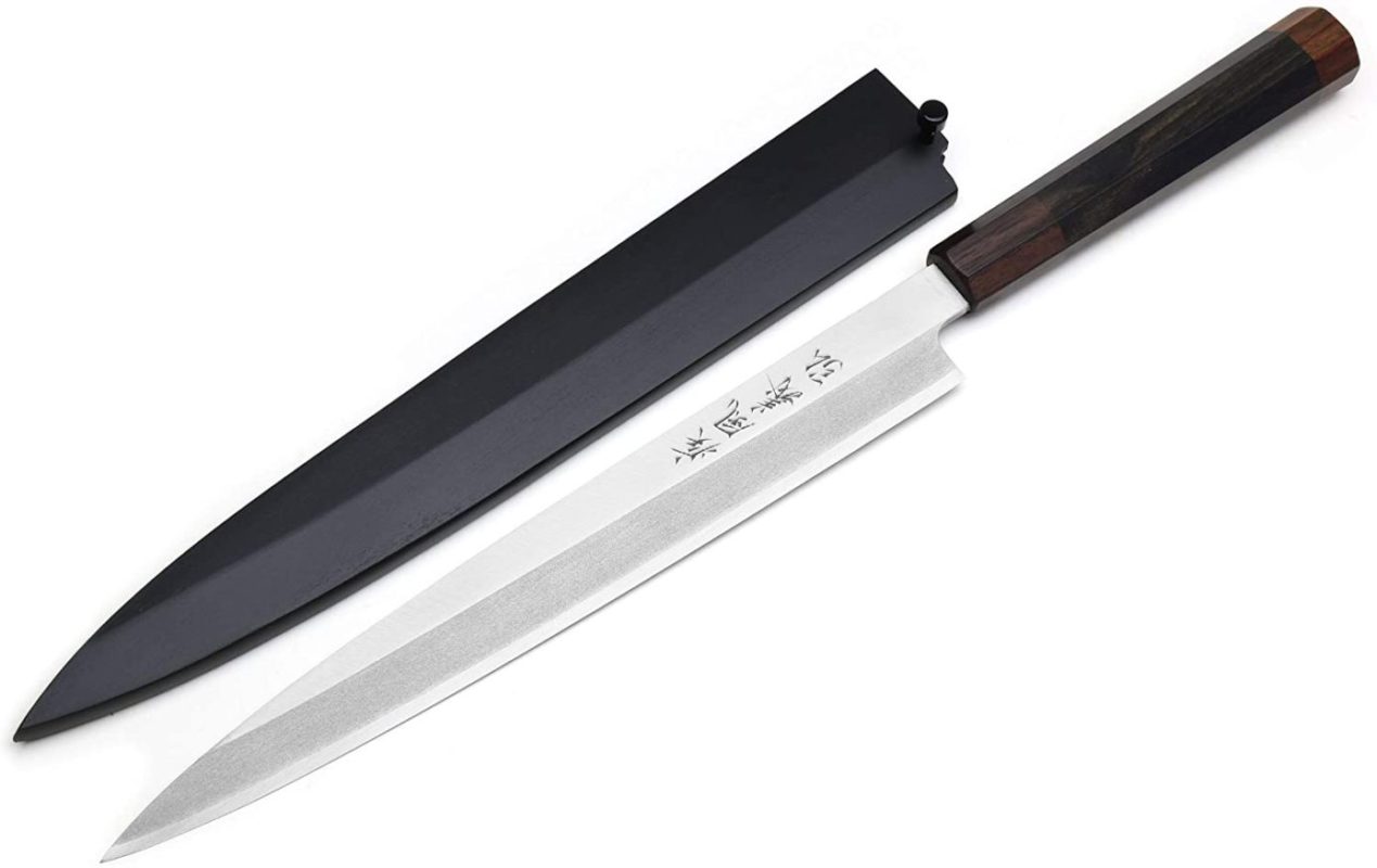 Yoshihiro Left-Handed Hongasumi VG Stainless Steel Yanagi Sushi Sashimi Japanese Knife