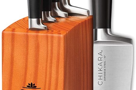 Ginsu Gourmet Chikara Series Forged 5-Piece Japanese Steel Knife Set