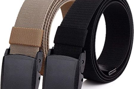 Hoanan 2-Pack Elastic Stretch Belt