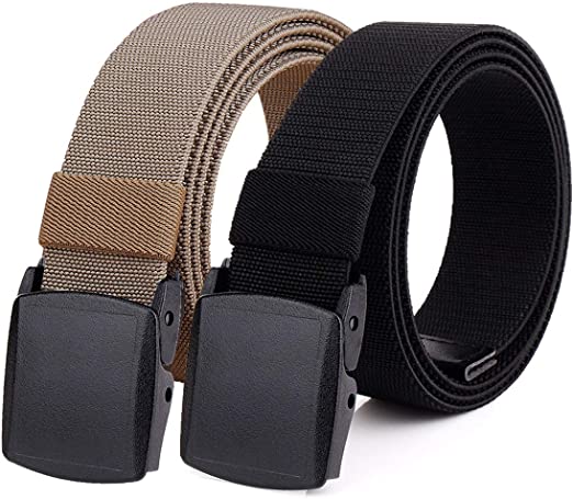 Hoanan 2-Pack Elastic Stretch Belt