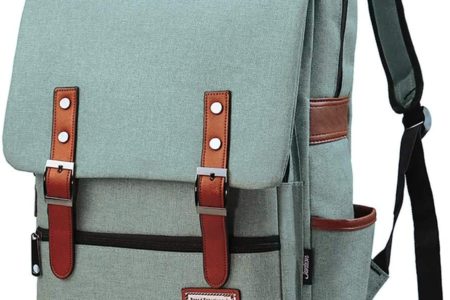 Junlion Vintage Laptop Backpack Gift for Women Men