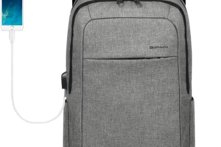 KOPACK Slim Laptop Backpacks Anti Thief Business Computer Bag College School 15 15.6 inch Gray