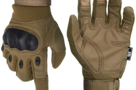 Military Police Tactical Rubber Knuckle Gloves for Men