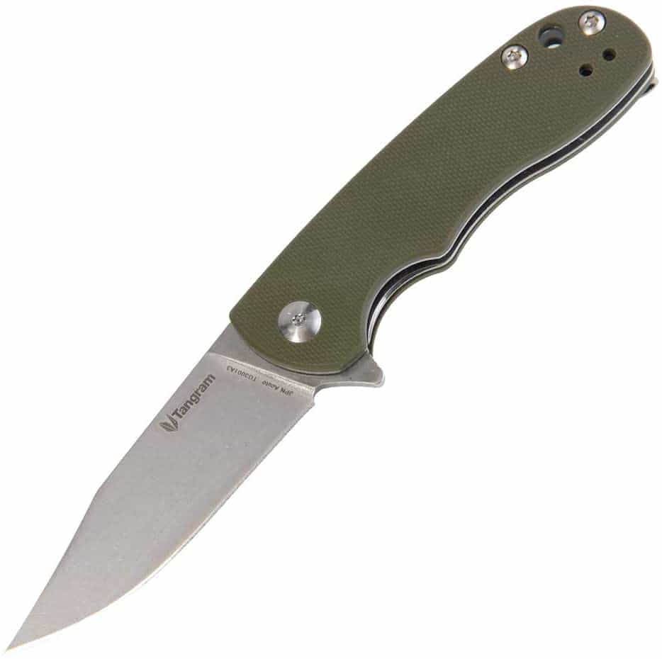 TANGRAM Tactical Knife Mini Pocket EDC Flipper