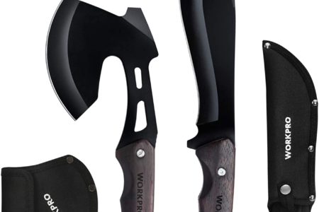 WORKPRO Axe and Fixed Blade Knife Combo Set