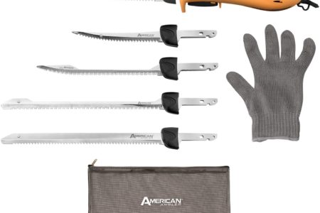 American Angler PRO Professional Grade Electric Fillet Knife Sportsmen's Kit