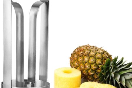 Choxila Pineapple Corer Stainless Steel Pineapple Corer Peeler Pineapple Cutter Fruit tool Easy Kitchen Tool