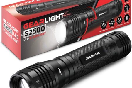 GearLight High Lumens LED Flashlight S2500