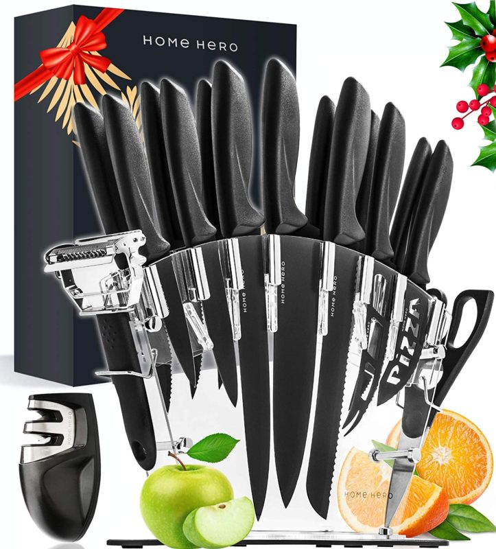Home Hero 17 Pieces Kitchen Knives Set