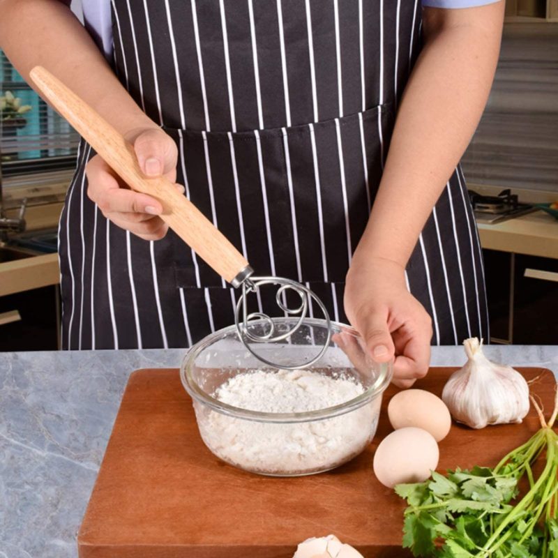 How to use a dough whisk