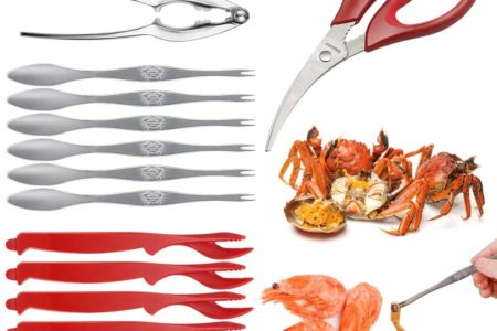 JDSUMS 15 Seafood Tools Picks Set Crackers Tools