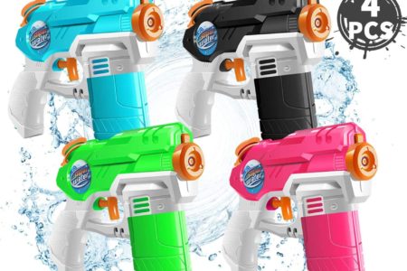 KIDPAR 4 Pack Waters Gun for Kids