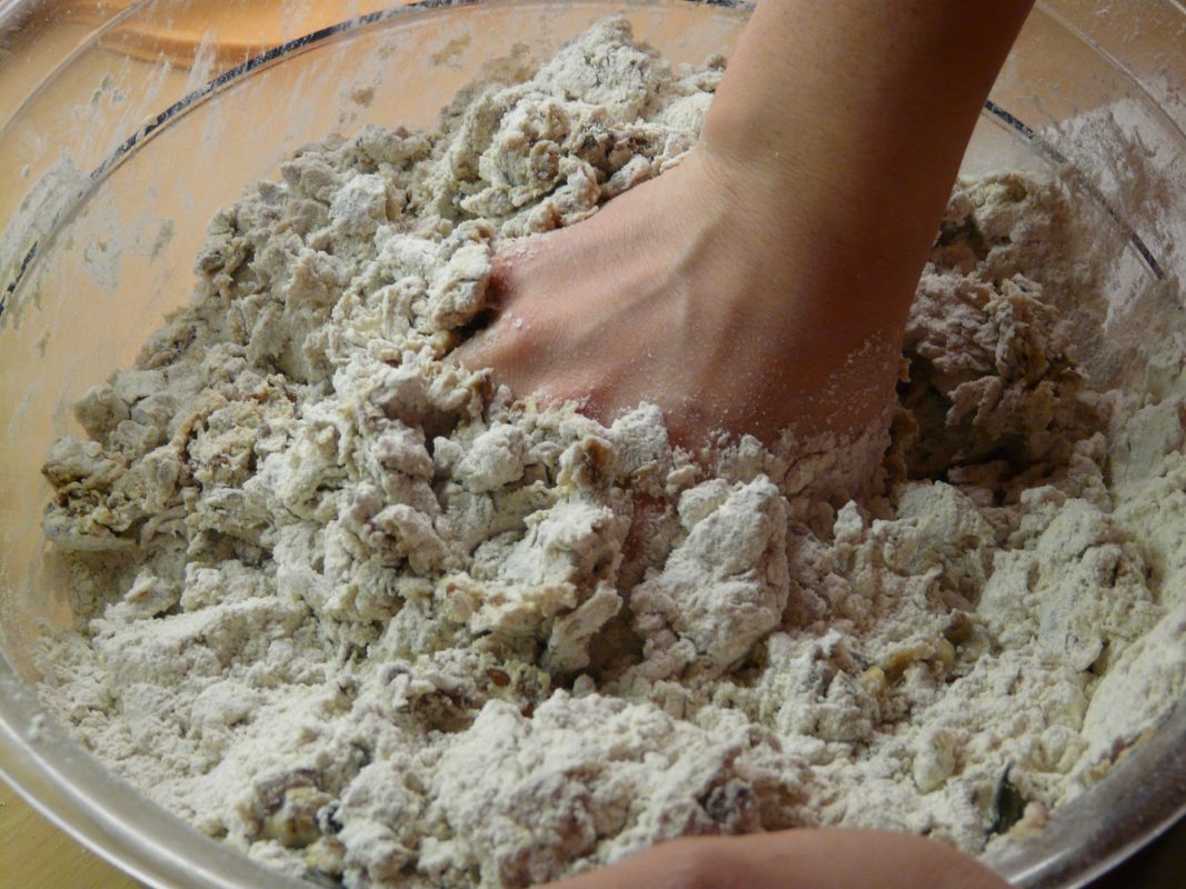 Mixing Dough By Hand
