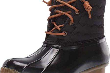 Sperry Women's Saltwater Chevron Quilt Nylon Boots