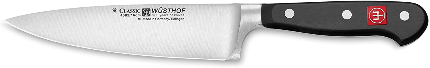 Wusthof CLASSIC Cook's Knife, 6-Inch, Black