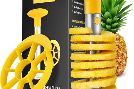 Zulay Pineapple Corer and Slicer Tool Set – Yellow