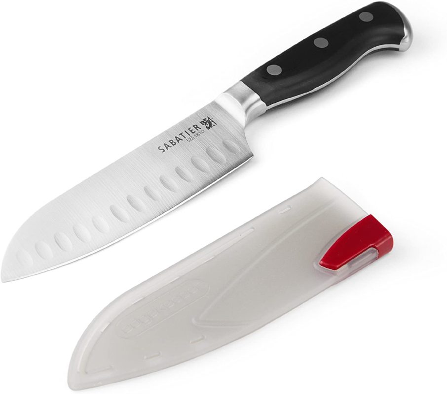 Sabatier Forged Stainless Steel Santoku Knife